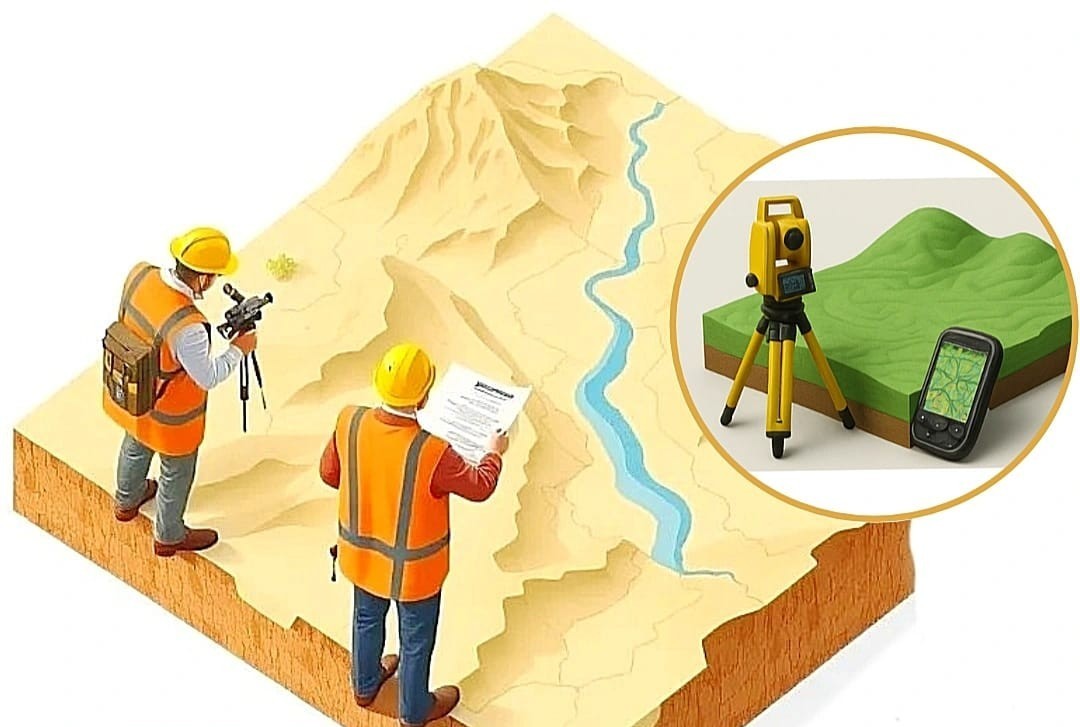 Topografía (levantamiento con estación total)